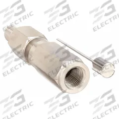 WEKSLER Pressure Gauge Snubber: Stainless Steel, Piston, Stainless Steel NPT, 3 Pistons (MPN RS7). Key specifications — Snubber Type: Piston; Connection Type: NPT; Brand: WEKSLER; Material: Stainless Steel; Compatible Liquids and Gases: Gases.