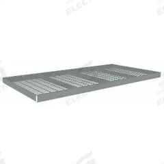TENNSCO Shelf: 96 in x 48 in, 1,600 lb Load Capacity, Steel, 5 ga Decking, Gray, Shelf (MPN ZLCS-9648W). Key specifications — Decking Material: Steel; Includes: (2) Channel Beams; Decking Finish: Zinc Plated; Shelf Configuration: Single Straight; Color: Gray; Frame Material: Steel; Brand: TENNSCO; Frame Finish: Zinc Plated.