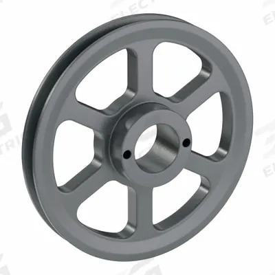 APPROVED VENDOR V-Belt Pulley: AK71, 1 Groove, 6.95 in OD, Bushed Bore - Bushed-Bore Cast-Iron V-Belt Pulleys