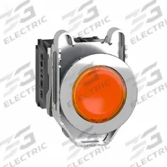 SCHNEIDER Illuminated Push Button: Illuminated, Flush Profile, Metallic, 30 mm, 1NO/1NC (MPN XB4FW35G5). Key specifications — Brand: SCHNEIDER; Action: Momentary; Series: XB4; Push Button Material Type: Metallic.