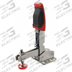 BESSEY Auto-Adjust Toggle Clamp: Std Vertical Handle, Flange Base Mounting, 2.48 in Arm Lg, Std (MPN STC-VH50). Key specifications — attr668198: BESSEY; attr668630: Polyethylene.