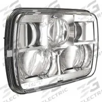 J.W. SPEAKER Headlight: Headlight, LED, Non-Heated, High Beam/Low Beam, Recessed Mount, H4 Connector (MPN 8900 Evo 2). Key specifications — Heated: Non-Heated; Lighting Technology: LED; Beam Type: High Beam; Electrical Connection: H4 Connector; Mount Type: Low-Profile Panel Mount; Brand: J.W. SPEAKER; Mount Style: Recessed.