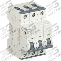 SIEMENS IEC Supplementary Protector: 60 A Amps, 72V DC, 10kA at 400V AC, Screw Clamp, 5SY4, 400V AC (MPN 5SY43607). Key specifications — Terminal Connection: Screw Clamp; Series: 5SY4; AC Voltage Rating: 400V AC; DC Voltage Rating: 72V DC; Max. AIR Rating: 10kA at 400V AC; Brand: SIEMENS.