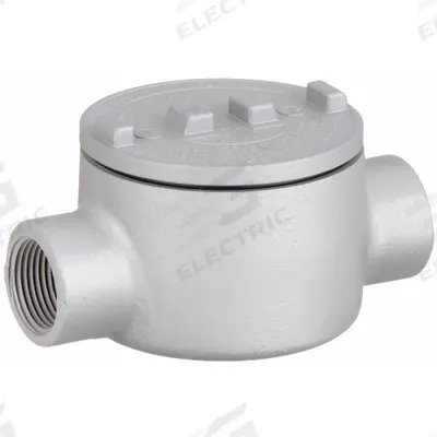 APPLETON ELECTRIC Conduit Outlet Body: Aluminum, GR, 1 in Trade Size, C Body - C Round Body - Straight Type