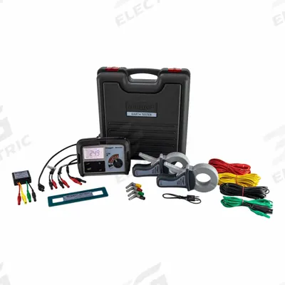 MEGGER Earth Ground Resistance Tester: 0.01 ohm to 20,000 ohm, CAT IV, IP30, Digital - Earth Ground Resistance Tester Kits