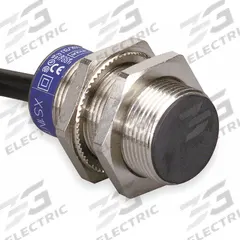 TELEMECANIQUE SENSORS Inductive Cylindrical Proximity Sensor: Non-Terminated Cable, Shielded, PNP (MPN XS1N18PA349). Key specifications — Brand: TELEMECANIQUE SENSORS; AC Supply Voltage Rating: Not Rated; DC Supply Voltage Rating: 12-24V DC.
