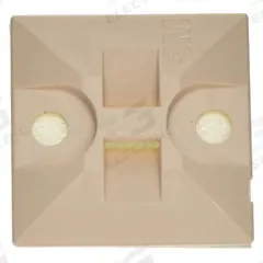 3M Cable Tie Base: 0.21 in Slot Wd, 0.06 in Slot Ht, 1 in L x 1.2 in W x 0.15 in H, Beige, 500 PK (MPN CTB1X1BGA-C). Key specifications — For Use With: Miniature, Intermediate and Standard Cable Ties; Size: 1 in L x 1.2 in W x 0.15 in H; Color: Beige; Brand: 3M.