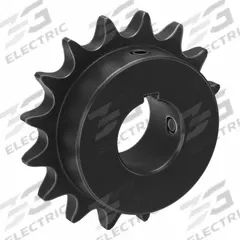 TSUBAKI Single Strand Sprocket: 50, For 5/8 in Chain Pitch, 1 1/8 in Bore Dia, 16 Teeth, Steel (MPN 50B16F-1 1/8). Key specifications — Brand: TSUBAKI.