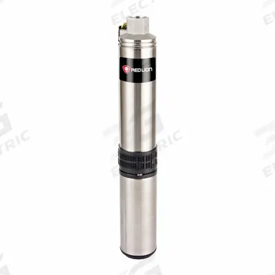 RED LION Submersible Pump 4in: For 4 in Well Pipe Dia., Stainless Steel, 1/2 hp - Submersible Deep-Well Pumps