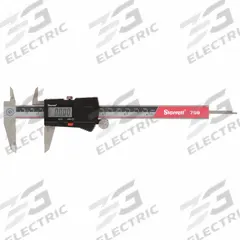 STARRETT 4-Way Digital Caliper: 0 in to 6 in /0 mm to 150 mm, Inch/Metric, Stainless Steel (MPN EC799A-6/150). Key specifications — attr1185476: STARRETT; attr1185435: Depth; attr1185475: Not Rated; attr1185429: +/- 0.001 in; attr1185430: 0.0005 in/0.01 mm; attr1220488: Not Included.
