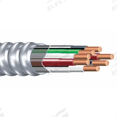 SOUTHWIRE Metal Clad Cable: 12 AWG, 6 Conductors, Copper, 1,000 ft, Aluminum, Std - Multi-Circuit Metal-Clad Cables