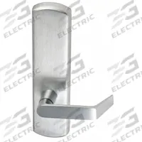 VON DUPRIN Mechanical Exit Device Trim: 48 in Max Door Wd, Chrome (MPN 996L-BE-06-R/V US26D RHR). Key specifications — Color: Silver; Product Type: Mechanical Exit Device Trim; Brand: VON DUPRIN; Outside Trim Type: Lever; Exit Device Style: Lever; ADA Compliant: Yes.