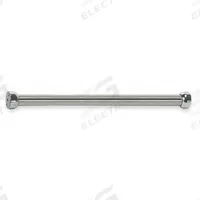 APPROVED VENDOR Shower Curtain Rod: 1 in Overall Wd, Stainless Steel, Chrome-Plated, Wall (MPN 2VAN1). Key specifications — Brand: APPROVED VENDOR; Finish: Chrome-Plated; Material: Stainless Steel; Includes: Mounting Hardware; Mounting Type: Wall.