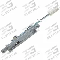 KABA ILCO Door Bolt: Flush Bolt, Zinc, 1 1/8 in Ht, 15/16 in Wd, 16 3/4 in Lg (MPN FLB-58-18-AL). Key specifications — attr1020089: KABA ILCO; attr1020106: Flush Bolt.