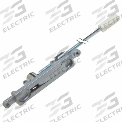 KABA ILCO Door Bolt: Flush Bolt, Zinc, 1 1/8 in Ht, 15/16 in Wd - Door Bolts
