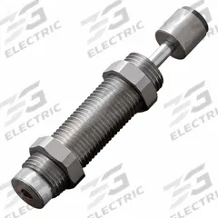 Shock Absorber: 90 mm Ext Lg, 9.8 N Force (MPN FK-1612M-C). Key specifications — Brand: BANSBACH; Material: Steel.