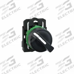 SCHNEIDER Selector Switch: 22 mm Panel Mounting Size, 2 Positions, Short Lever, 1NO, Non-Metallic (MPN XB5AD21). Key specifications — AC Contact Rating: 3 A @ 240 V; Action: Maintained/Maintained; Cam: No Cam Included; DC Contact Rating: 0.55 A @ 125 V; Hazardous Location Specification: Not Rated; Operator Head Material: Plastic; Operator Head Type: Short-Handled Knob; Operator Illumination: Non-Illuminated.