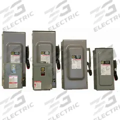 SCHNEIDER Safety Switch: Fusible, 60 A, Three Phase, 240V AC, Galvanized Steel, Indoor (MPN VH322NAWKGL). Key specifications — Brand: SCHNEIDER.