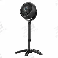 VORNADO Circulating Fan: 9 in Blade Dia, 37 3/4 in Ht, 3 Speeds, Non-Oscillating, Black, Stationary (MPN CR1-0226-06). Key specifications — Brand: VORNADO; Number of Speeds: 3; Product Type: Circulating Fan; Voltage: 120V AC; Oscillation: Non-Oscillating; Includes Remote Control: No; Application: Home and Office; For Location: Dormitory.