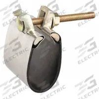 APPROVED VENDOR Repair Clamp: For 1 1/4 in Pipe, 3 in Overall Lg, 304 Stainless Steel (MPN 24T948). Key specifications — Brand: APPROVED VENDOR; Bolt Material: Steel; Maximum Operating Pressure: 150 psi; Maximum Vacuum Pressure: 150; Gasket Material: Nitrile Rubber.