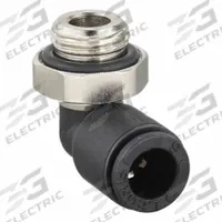 LEGRIS Push-Fit Elbow Fitting: 6 mm OD x 1/8 in Pipe Size, Push-to-Connect x MBSPP, Black, 10 PK (MPN 3199 06 10). Key specifications — Brand: LEGRIS.