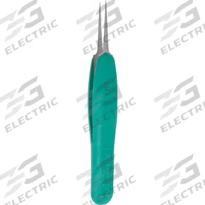 EXCELTA Tweezers: Stainless Steel, Point, Straight Tip - ESD-Safe Tweezers