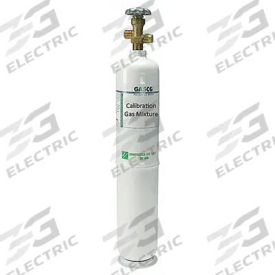 GASCO Calibration Gas: Nitrogen, Disposable, +/-5% Accuracy, O2, Calibration Gas - Calibration Gases for Portable Gas Detectors
