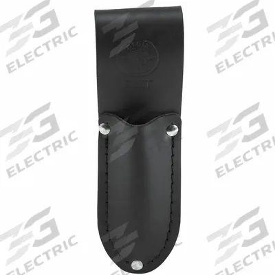 KLEIN TOOLS Tool Pouch: For 2 1/4 in Belt Wd - Max, 1 Pockets, Black - Leather Tool Sheaths
