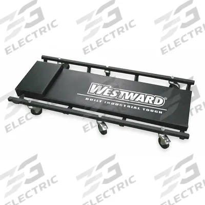 WESTWARD Creeper: Std-Duty, 250 lb Max Load Capacity, 3 11/16 in Ht Range - Creepers