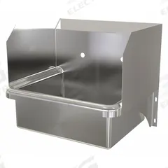 SANI-LAV Hand Sink: 1 Stations, 7 in Bowl Dp, 17 in Bowl Lg, 14 in Bowl Wd, Faucet Not Included (MPN 7078). Key specifications — Includes Side Splash: Side Splash Included; Series: Stainless Steel Hand Wash Sink; Brand: SANI-LAV.