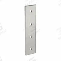 Joining Plate: Straight Flat Plate, 45 Series, 176 mm x 41 mm x 6 mm, For 10 mm Slot Wd, 4 Holes (MPN 093VA45180). Key specifications — Material: Aluminum; Brand: FATH INC.; Finish: Anodized.