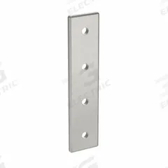 Joining Plate: Straight Flat Plate, 45 Series, 176 mm x 41 mm x 6 mm, For 10 mm Slot Wd, 4 Holes (MPN 093VA45180). Key specifications — Material: Aluminum; Brand: FATH INC.; Finish: Anodized.