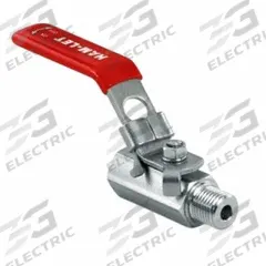 HAM-LET Manual Two-Way Ball Valve: 1/2 in, Stainless Steel, Straight, MBSPT x FBSPT, Two-Piece (MPN H-785-SS-R-1/2-T-LD). Key specifications — Brand: HAM-LET; Handle: Locking Lever.