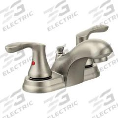 CLEVELAND FAUCET GROUP Bathroom Faucet: Cornerstone, Metal, Brushed Nickel Finish, 1.5 gpm Flow Rate (MPN 40225BN). Key specifications — Includes: Cartridge; Brand: CLEVELAND FAUCET GROUP; Series: Cornerstone.