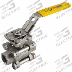 APPROVED VENDOR Manual Two-Way Ball Valve: 3/8 in, 316 Stainless Steel, Straight Valve Body, RPTFE (MPN 06Q091N04038). Key specifications — Brand: APPROVED VENDOR; Handle: Locking Lever.