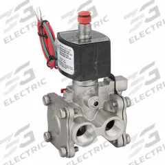 REDHAT Solenoid Valve: 3-Way, Normally Closed, 1/2 in Pipe Size, 24V DC, Explosion Proof/Watertight (MPN EV8316G384V24/DCDD). Key specifications — Pipe Size: 1/2 in; Voltage: 24V DC; Brand: REDHAT; Coil Enclosure: Watertight.