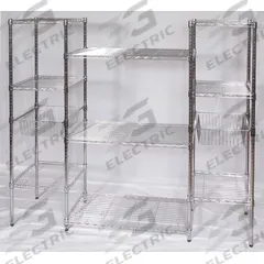 APPROVED VENDOR Wire Shelving Unit: Starter, 68 in x 18 in, 63 in Overall Ht, 4 Shelves, Dry, Silver (MPN 1UFL4). Key specifications — Recommended Environments: Dry; Color: Silver; Finish: Chrome; Material: Steel; Brand: APPROVED VENDOR.