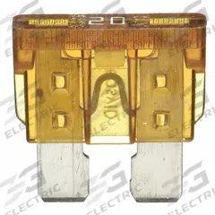 BUSSMANN Automotive Fuse: ATC Series, Fast-Acting, 20 A, 32 V DC, Indicating, 2 PK (MPN BP/ATC-20ID). Key specifications — Series: ATC; Brand: BUSSMANN; Fuse Profile: Standard Profile.