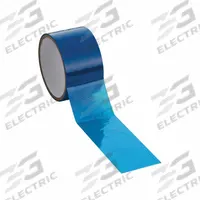 CAPLUGS Film Tape: 2 1/2 in Wd, 72 yd Lg, 1 mil Thick, Polyester Film, Silicone, Blue (MPN SH-47929). Key specifications — Series: PC90-SH.