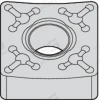 WIDIA Square Turning Insert: SNMM64465, SNMM19061665 (MPN 5696615). Key specifications — attr257901: SNMM19061665; attr257900: SNMM64465.
