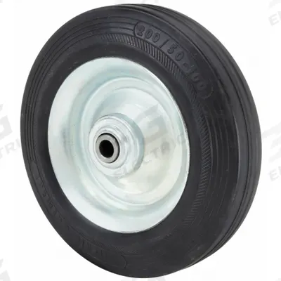 APPROVED VENDOR Caster Wheel: 6 1/4 in Wheel Dia., 1 5/8 in Wheel Wd, Rubber - Rubber Tread on Steel Core Wheels