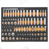 GEARWRENCH: 1/4 in Drive, 89 Piece, 12-Point/6-Point, Metric, 4mm - 15mm (MPN GWMSSKT14MM). Key specifications — attr1224269: 1/4 in; attr1204685: Not Tether Capable; attr1204650: 4mm - 15mm; attr1204673: Socket Bits Not Included; attr1204688: GEARWRENCH; attr1224230: Friction; attr1224354: No Thin Wall; attr1206170: Standard Sockets.