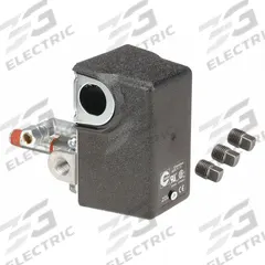 SPEEDAIRE Pressure Switch 140-175 psi: VP1055830, RV15A/RV30A. Key specifications — attr948866: VP1055830; attr948874: Pressure Switch; attr948868: 1WD73; attr948869: RV30A.