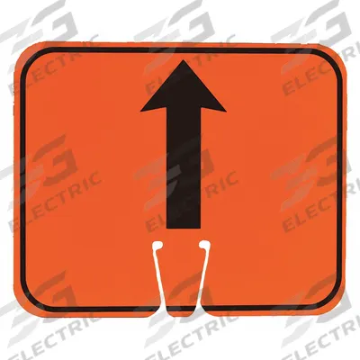 APPROVED VENDOR Traffic Cone Sign: ABS Plastic, 10 3/8 in Ht, 12 3/4 in Lg - Signs for Traffic Cones