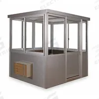 Assembled Guard Building: 8 ft x 6 ft x 8 ft, A/C Unit Included, 5 Windows (MPN 9676SLHVAC). Key specifications — Brand: PORTA-KING.