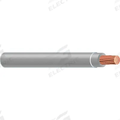 SOUTHWIRE Wire: Copper, 16 AWG, 1 Conductors, Stranded, Gray, 500 ft Lg - Copper TFN/TFFN Building Wires