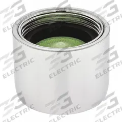NEOPERL Outlet: 0.5 gpm Flow Rate, Spray Flow Outlet, Brass, Chrome Finish, 3/4"-27 Connection Size (MPN 5510505). Key specifications — Includes: Vandal Resistant Key; Material: Brass; Product Type: Outlet; Connection Size: 3/4"-27; Brand: NEOPERL.