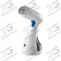RELIABLE Portable Garment Steamer: 18 min Steam Time, 11 in Overall Lg, Auto Shutoff Included, White (MPN 150GH). Key specifications — Input Voltage: 120V.