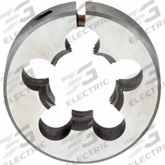 CLE-LINE Round Threading Die: 1/2"-20 UNF, 1 in OD, Adj, Carbon Steel (MPN C65471)