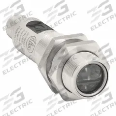 IFM Photoelectric Sensor: M18 Threaded, Built-in Connector, 4 - Pin M12, 10-36V DC, PNP (MPN OGH500). Key specifications — Brand: IFM; Electrical Connection: M12; Manufacturer Part Number: OGH500; Body Material: Stainless Steel; DC Supply Voltage Rating: 10-36V DC; NEMA Enclosure Rating: No Enclosure; Electrical Installation Type: Direct Connector; Nominal Sensor Diameter: M18 Threaded.